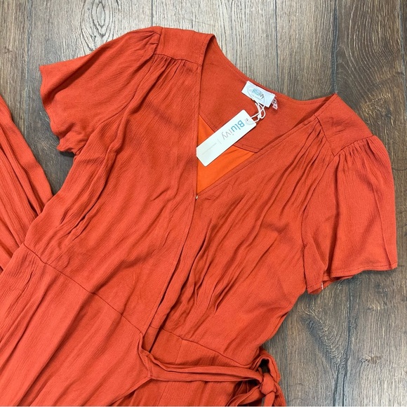 🆕 Bluivy Veronica wrap dress SZ MED - Picture 6 of 9